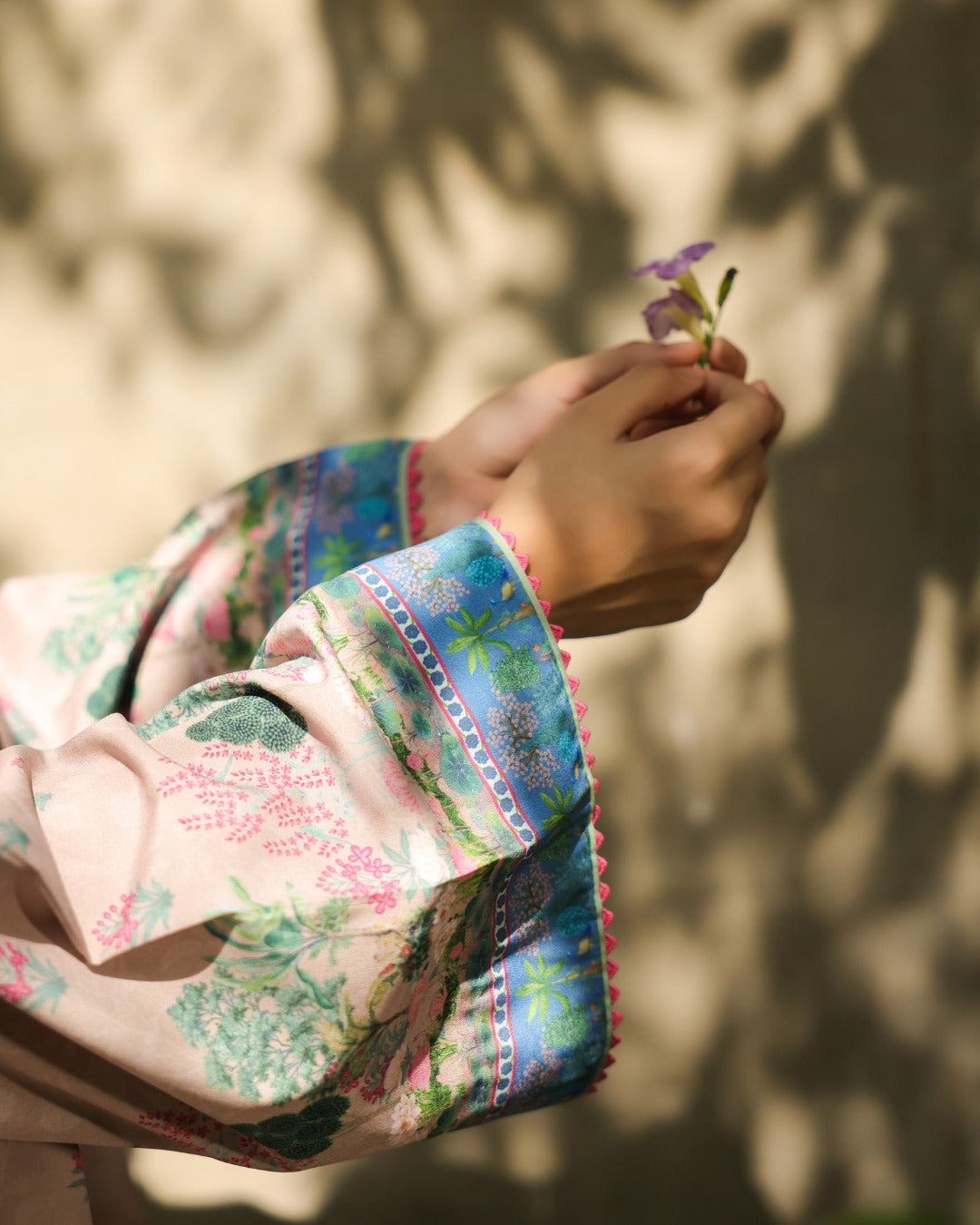 Eden Echo – Vintage Botanical Premium Digital Printed Lawn 2-Piece set