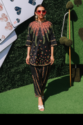 Charming Noir Lawn Printed Botanical Fusion 2-Piece Set