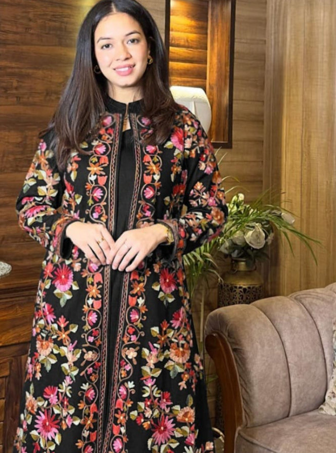 3Pc Full Heavy Embroidered Gown, Inner & Dupatta for Women - Fashion luxe