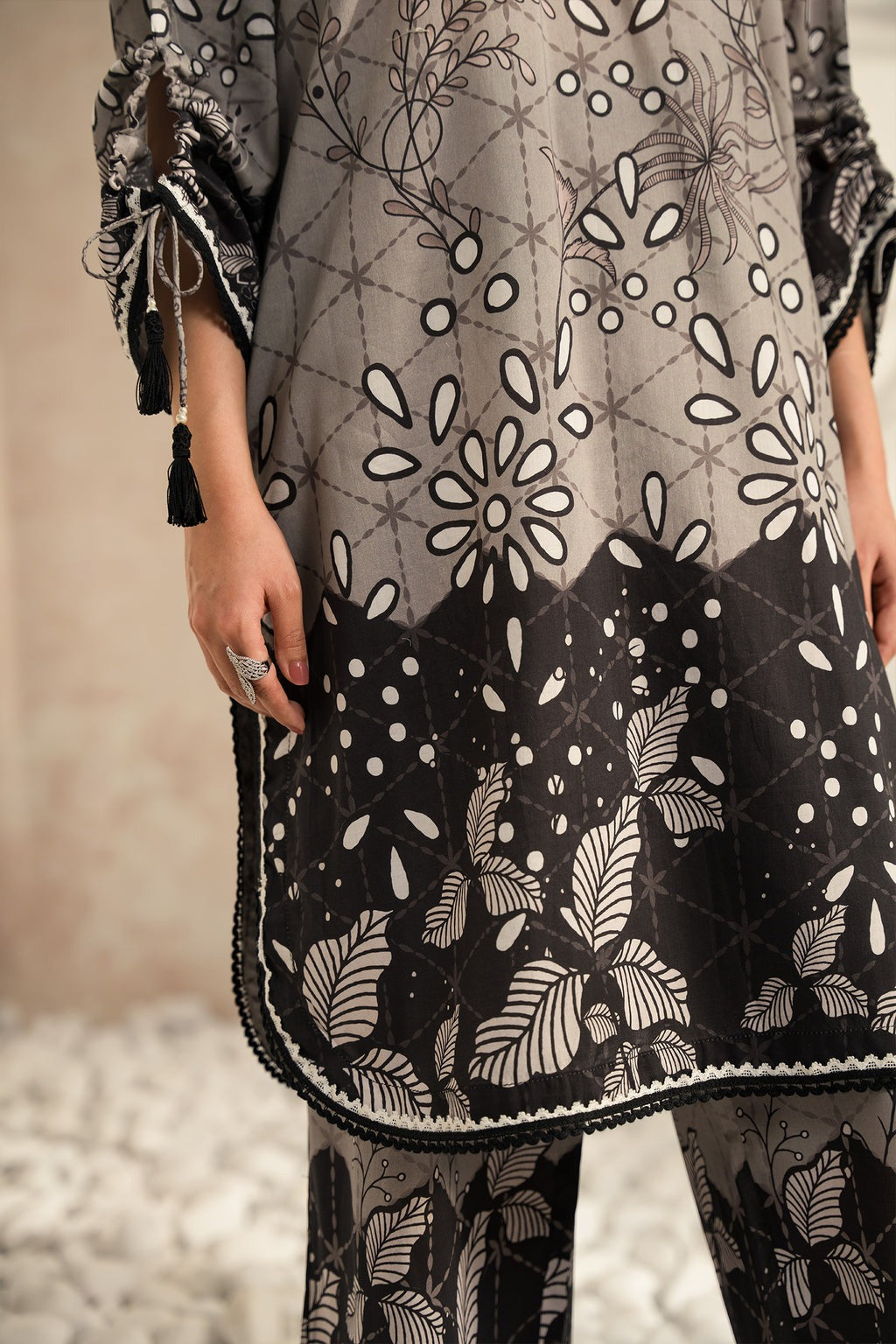 Midnight Charm – Stylish Co-Ord Set