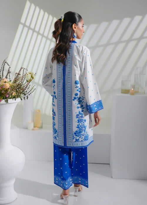 Noor-e-Shab – Midnight Blue Kurti Set with Starry Sky Detailing